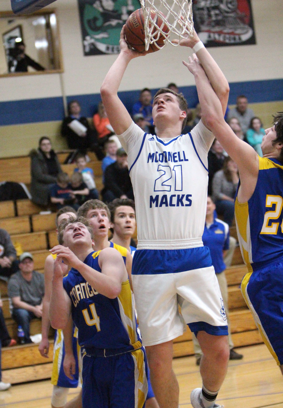 Cornell at McDonell boys basketball 2-27-18